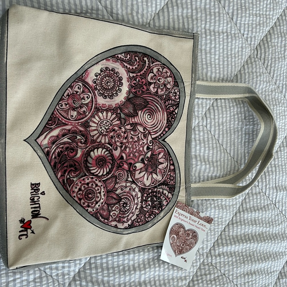 New with tag Express Your Love…Brighton’s Sweet Heart Tote.